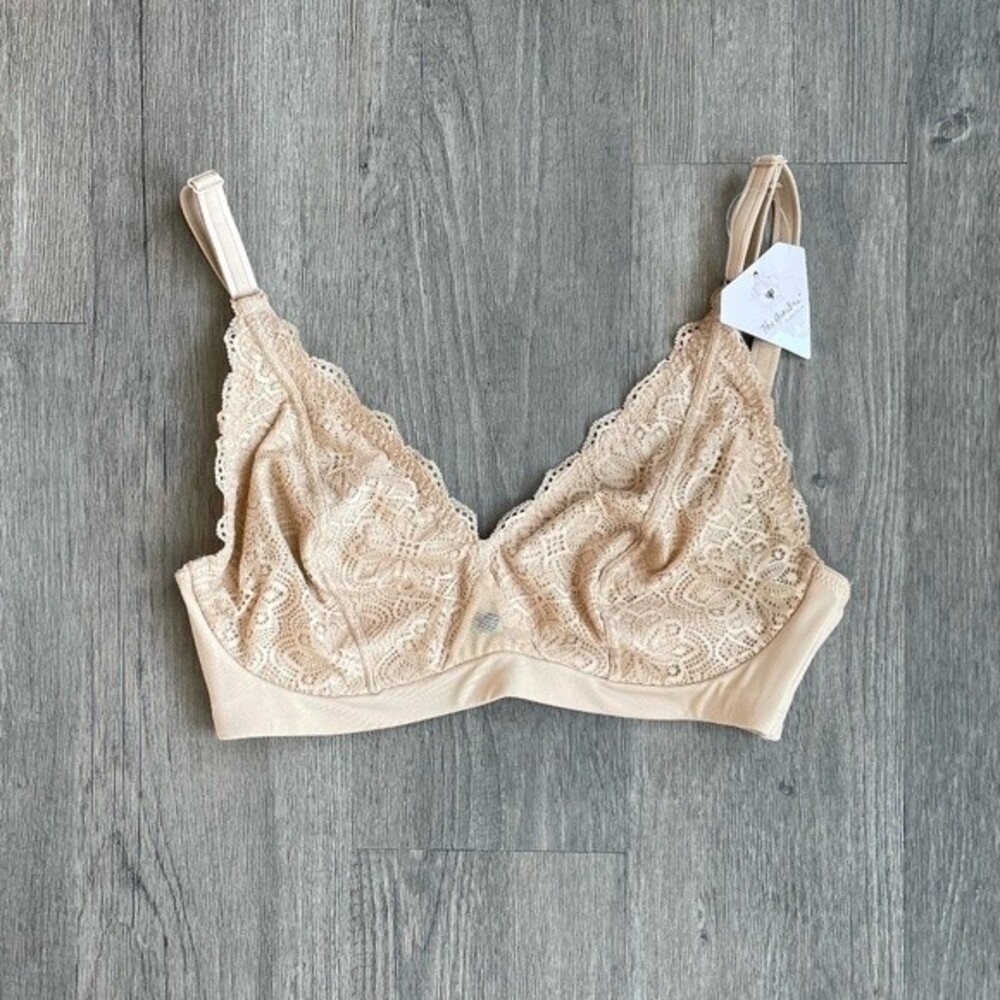 NWT The GemBra Wireless Full Coverage Bra Tan M